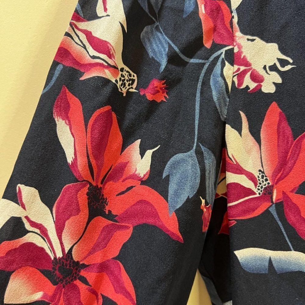 Tanya Taylor Navy Tulip Poppy Dress $595 - Picture 10 of 11